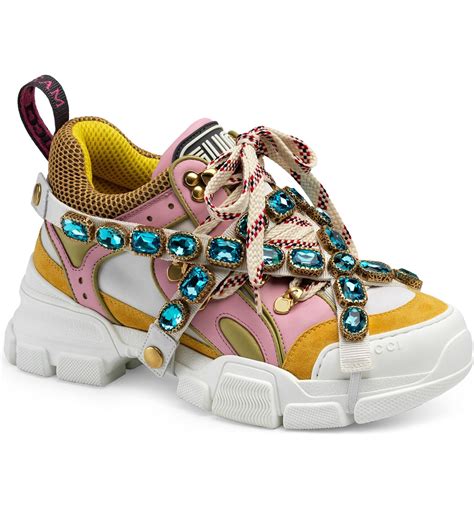 sneakers gucci outlet|gucci bedazzled sneakers.